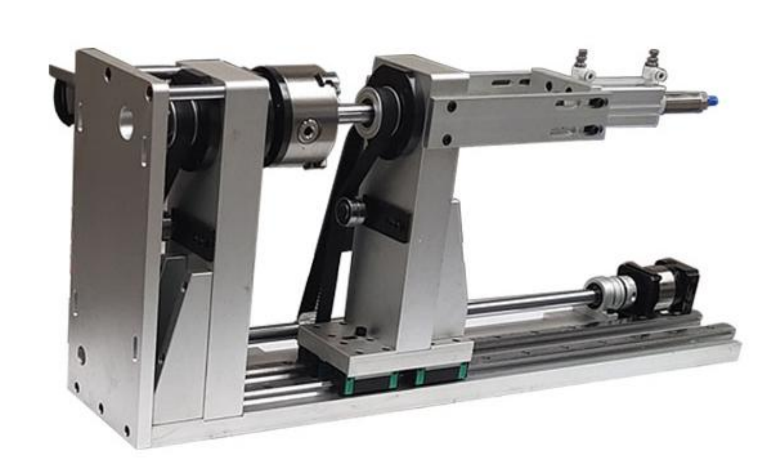 Synchronous sliding and rotating welding fixture