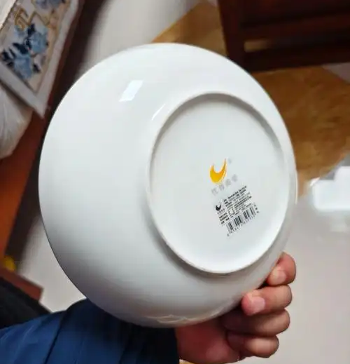 Ceramic bowl laser marking sample
