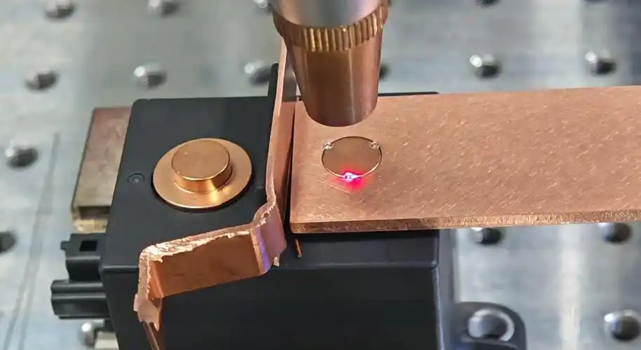 Laser welding copper