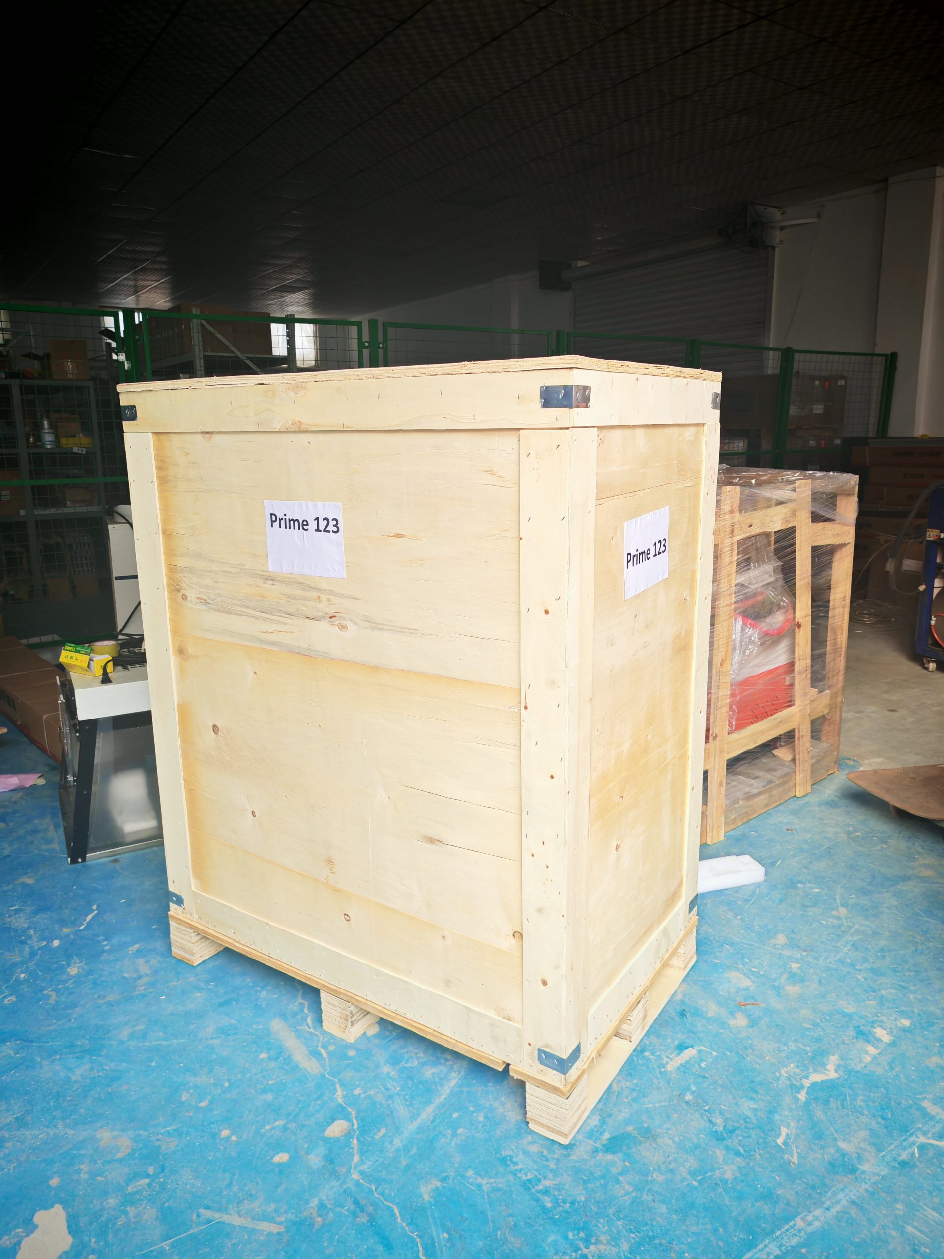 Lithium battery laser welding machine packing box