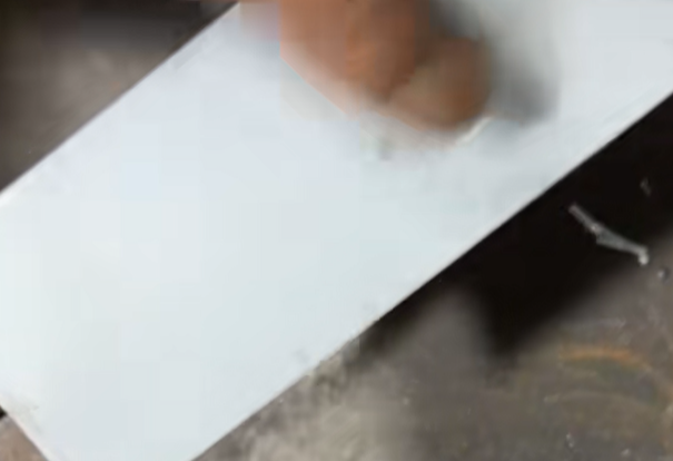 600W laser power welding 3mm steel plate back color