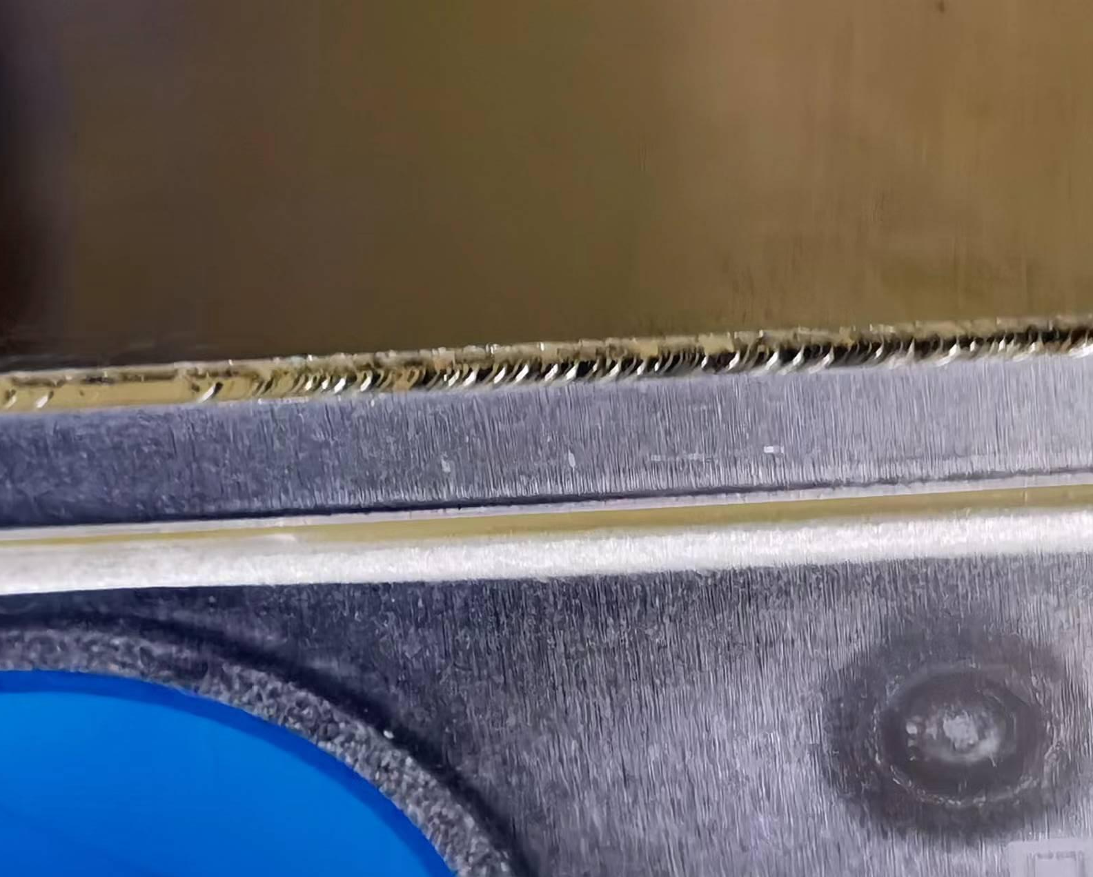 Weld with insufficient energy