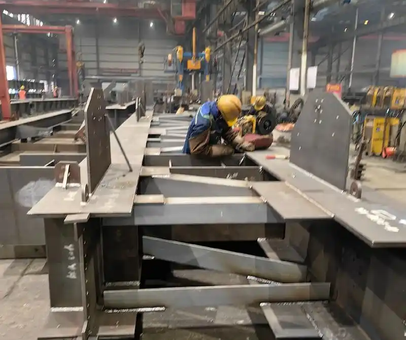 Structural welding prefabrication plant