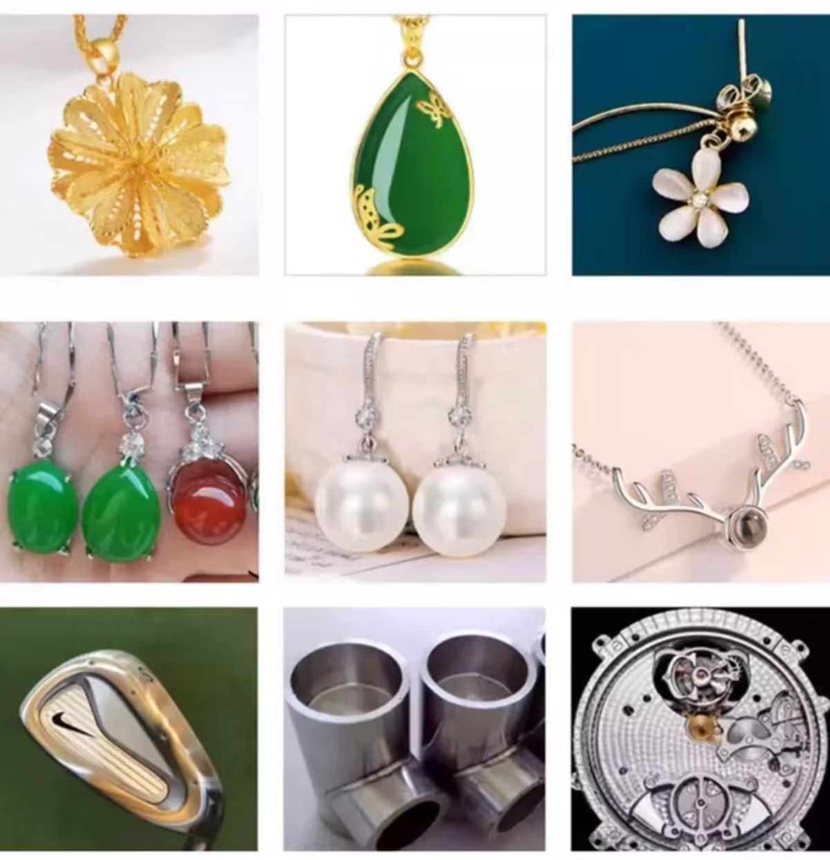 jewelry welding samples