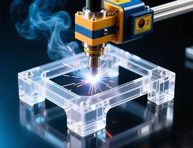 Laser welding plastic