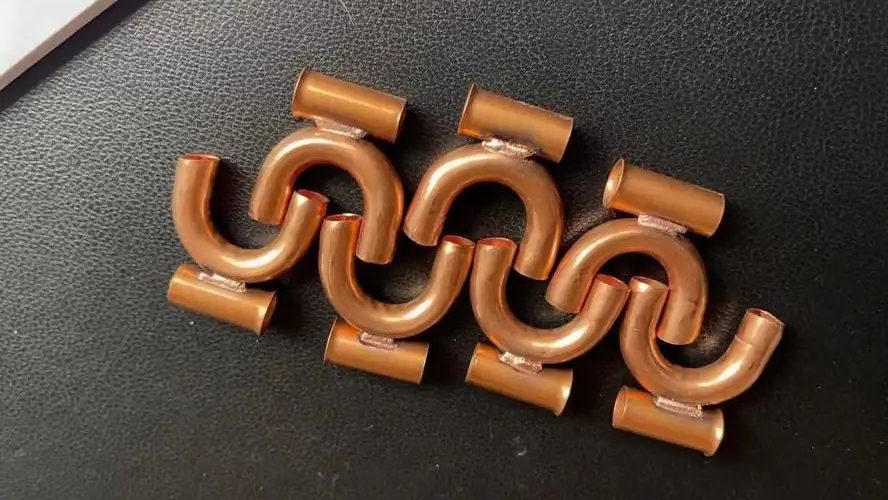 Copper laser welding preform